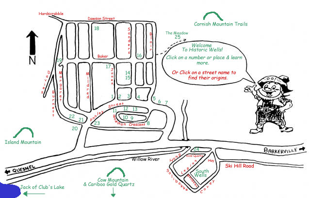 Map of Wells