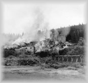 The Cariboo Gold Quartz Mine burning down, wp793